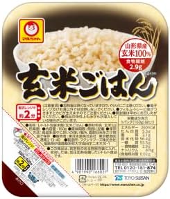【JAVIET KAISHA】まとめ買い東洋水産 マルちゃん 玄米ごはんパック(国産) 160g×12個 、160gx24個玄米パック (山形県産 玄米100%) レンジで簡単調理 (パックごはん/レトルト) おしぼり付け (2.1ケース(160gx24個))