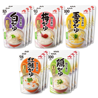 Ajinomoto 味の素 おかゆ 3種×3個セット 白がゆ、梅がゆ、玉子がゆ