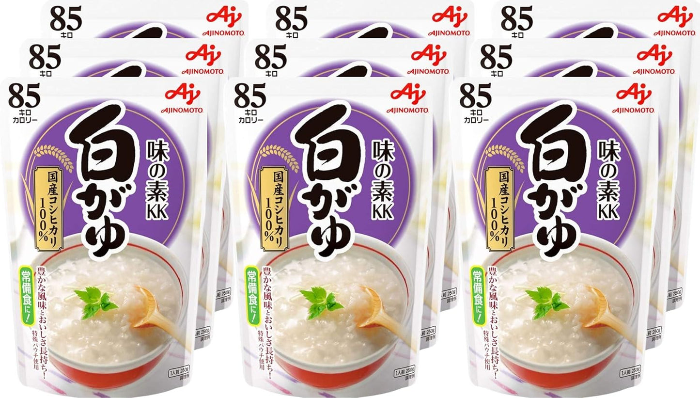 Ajinomoto 味の素 白がゆ 250g×9個