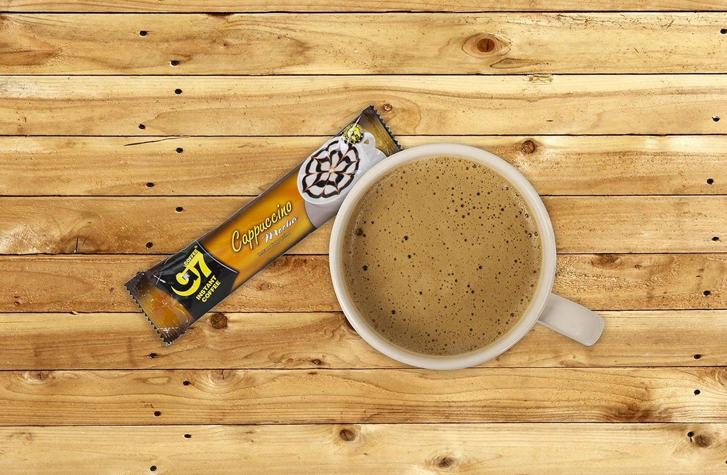 TrungNguyen (Official) Vietnamese G7 Coffee, Cappuccino/Mocha Box, Genuine Product, 12 Bottles