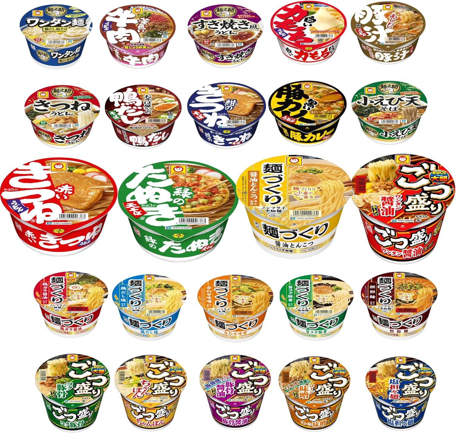 【JAVIET KAISHA】マルちゃんのカップ麺24種類からアソート12種を詰め合わせ12個セット まとめ買い 食べ比べ (1. 12種12個セット（24種類の中からアソート）)