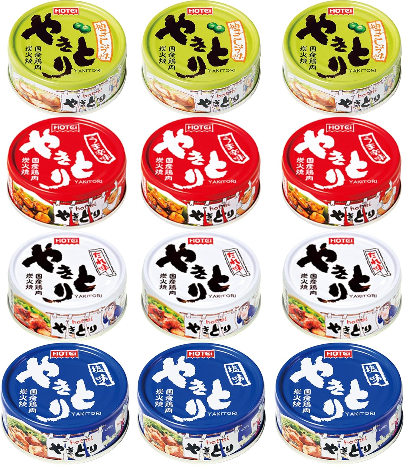 1.　4種ｘ各3缶　12缶セット